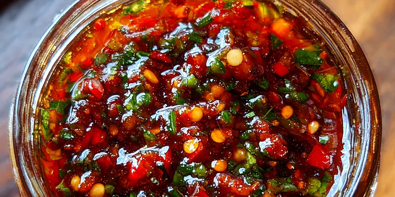 Delicious Smoky Herb Sauce Delight served on a plate