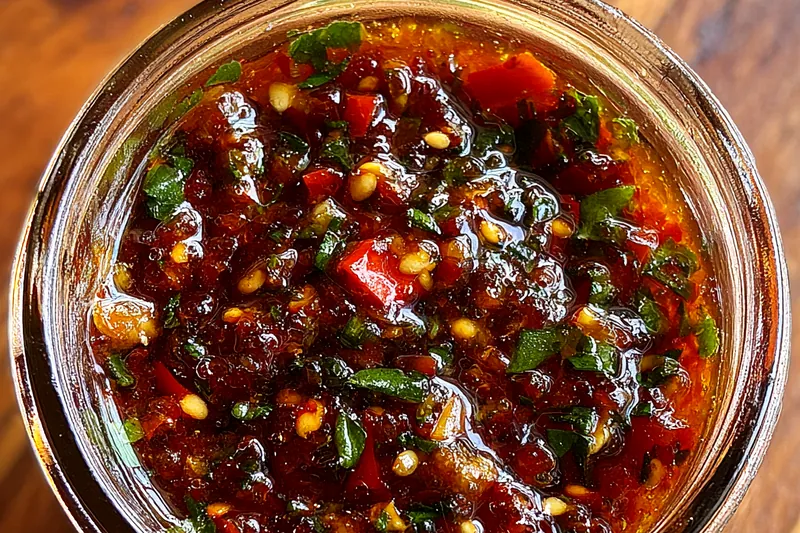 Fresh ingredients for Smoky Herb Sauce Delight