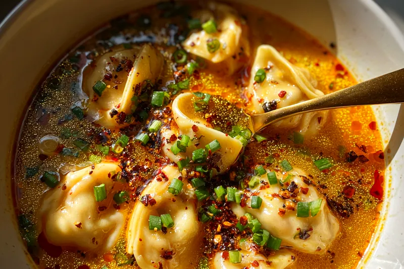 Cooking process for Spicy Dumpling Curry Soup