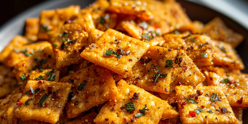 Spicy Herb Crackers