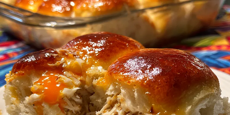 Delicious Spicy Stuffed Bread Rolls served on a plate