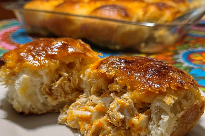 Fresh ingredients for Spicy Stuffed Bread Rolls