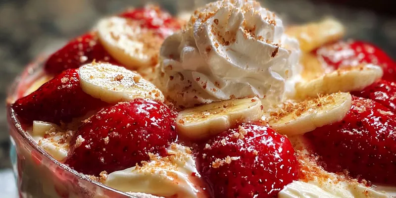 Strawberry Banana Pudding