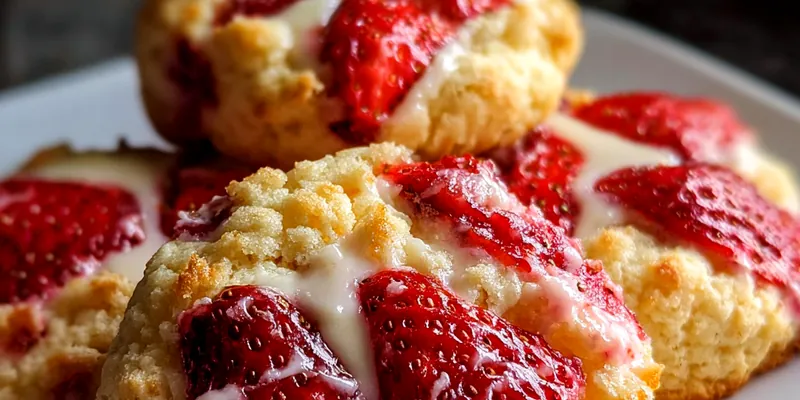 Strawberry Cheesecake Cookies