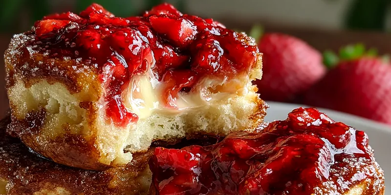 Delicious Strawberry Cream Cheese Cookies served on a plate