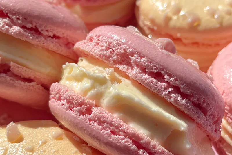 Fresh ingredients for Strawberry Cream Filled Cookies