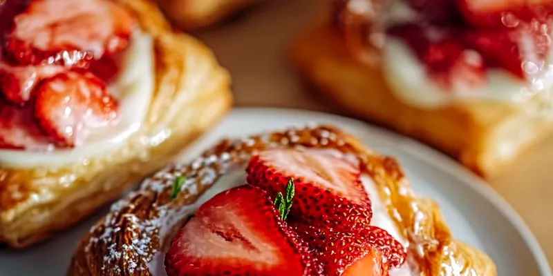 Strawberry Danish with Cream Cheese
