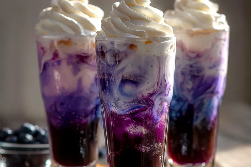 Fresh ingredients for Sugar-Free Blueberry Cream Soda