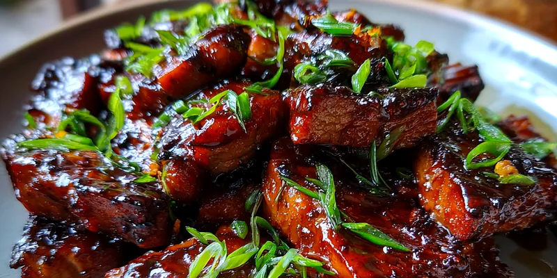 Delicious Sweet Sticky Grilled Chicken served on a plate